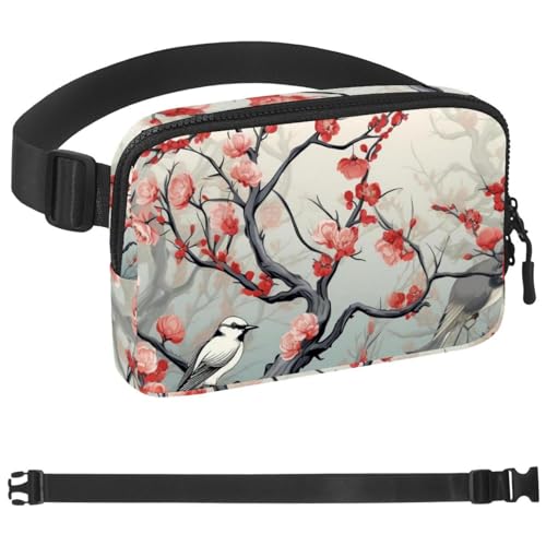 Bolsa de cintura para senderismo y running con correa regulable libre de rebotes