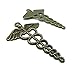 Produktbild 10pcs 30 x 48 mm antik bronze Lovely Hermes Caduceus Snake Schlüssel Charms Anhänger c3958
