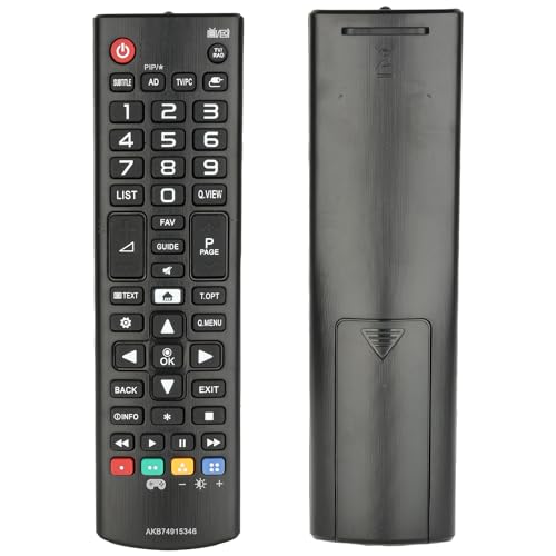 AKB74915346 Control Remoto Compatible con LG TV 20MT48 22MT41 23MT77 24MT41 24MT48 28MT41 29MT48 22MT45D 22MT47D 22MT57D 24MT45D 24MT47D 24MT57D 24MT77D Sustitución Controlador