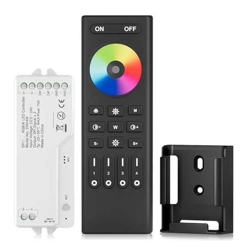 Contrôleur LED SPI RGBWIC SK6812 WS2814 compatible rubans COB multi-IC DC 5V-24V