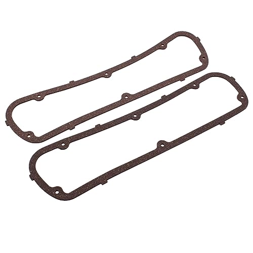 Image of 1 Pair Cork Valve Cover Gaskets Replacement for Ford Engines SB 260 289 302 347 351W SBF