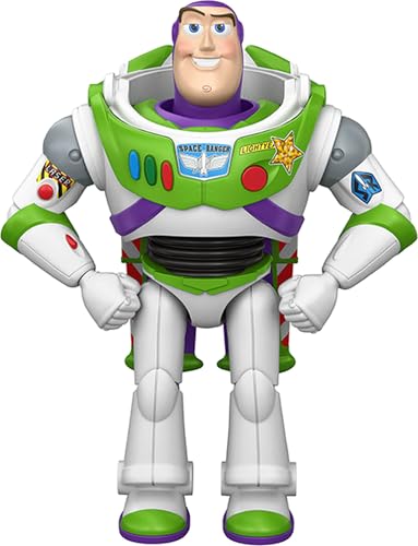 Mattel Disney Pixar Toy Story 5 Figur große startbereite Buzz Lightyear-Figur 25 cm Filmdesign 12 bewegliche Gelenke JKV39