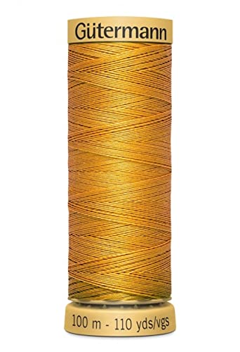 Hilo de coser Gutermann de algodón natural 100 m, color 1714 miniatura 1