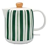 LONGSEED 1.0-Liter Ceramic Electric Kettle, 1000W Rapid Boil, Tea Kettles Pot &...