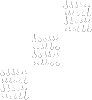 Cabilock 270 Pcs Screw Hook Wall Mounted Clothes Hanger Hangers Heavy Duty Heavy Duty Hooks Carbon Steel Ceiling Hanger Ceiling Hanging Hook Vinyl Coated Ceiling Hooks Hanging Ceiling Hook