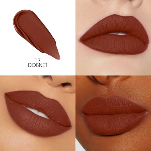 Image of Colors Queen Totally Matte Liquid Lipstick | Intense Color Payoff, Lightweight & Comfortable, One Swipe Application | Long Lasting, Non Transfer Liquid Lipstick for Women (17 - Dob Net, 7.5g)
