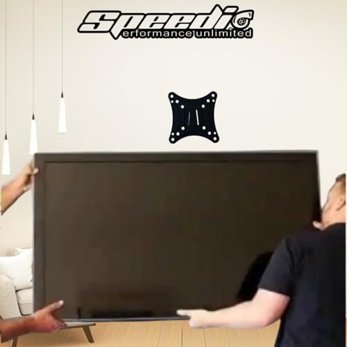 Image of Speedio Universal Fixed Wall Mount Bracket | Fixed Stand for 14-26 Inch LED, LCD, Smart TV & Computer Monitor | up to VESA 75 x 75mm, 100 x 100mm, Capacity 15Kgs /33lbs. (1)