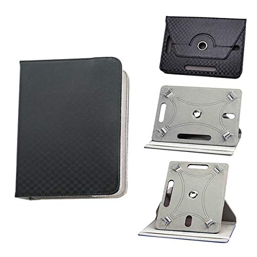 BEISK, Funda Universal para Tablet de 10-10.1 Pulgadas, con Sistema Giratorio de 360º, Rotación, Protección, con Soporte, para Huawei Mediapad/Samsung Galaxy Tab/iPad/Lenovo TAB4 10, Etc. Color Negro…