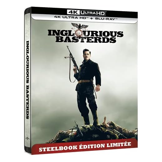 Inglourious Basterds [4K Ultra-HD + Blu-Ray-SteelBook édition limitée]