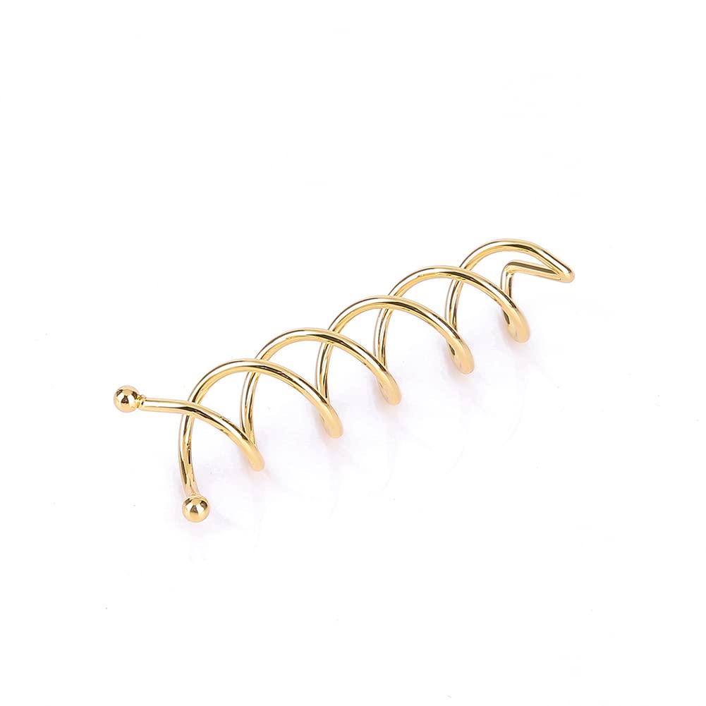 Spiral Hair Pins Spin Hair Pins Spiral Twist Hair Pins Twist Screw Hair Clips Round Hair Accessories for Women DIY Hair Style (Gold) 10PCS. : Beauty & Personal Care
