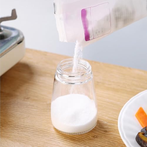 Dispensador de Garrafa de Tempero Tipo Prensa, Vedação de Medição de Pimenta, Garrafa de Vidro, Sale