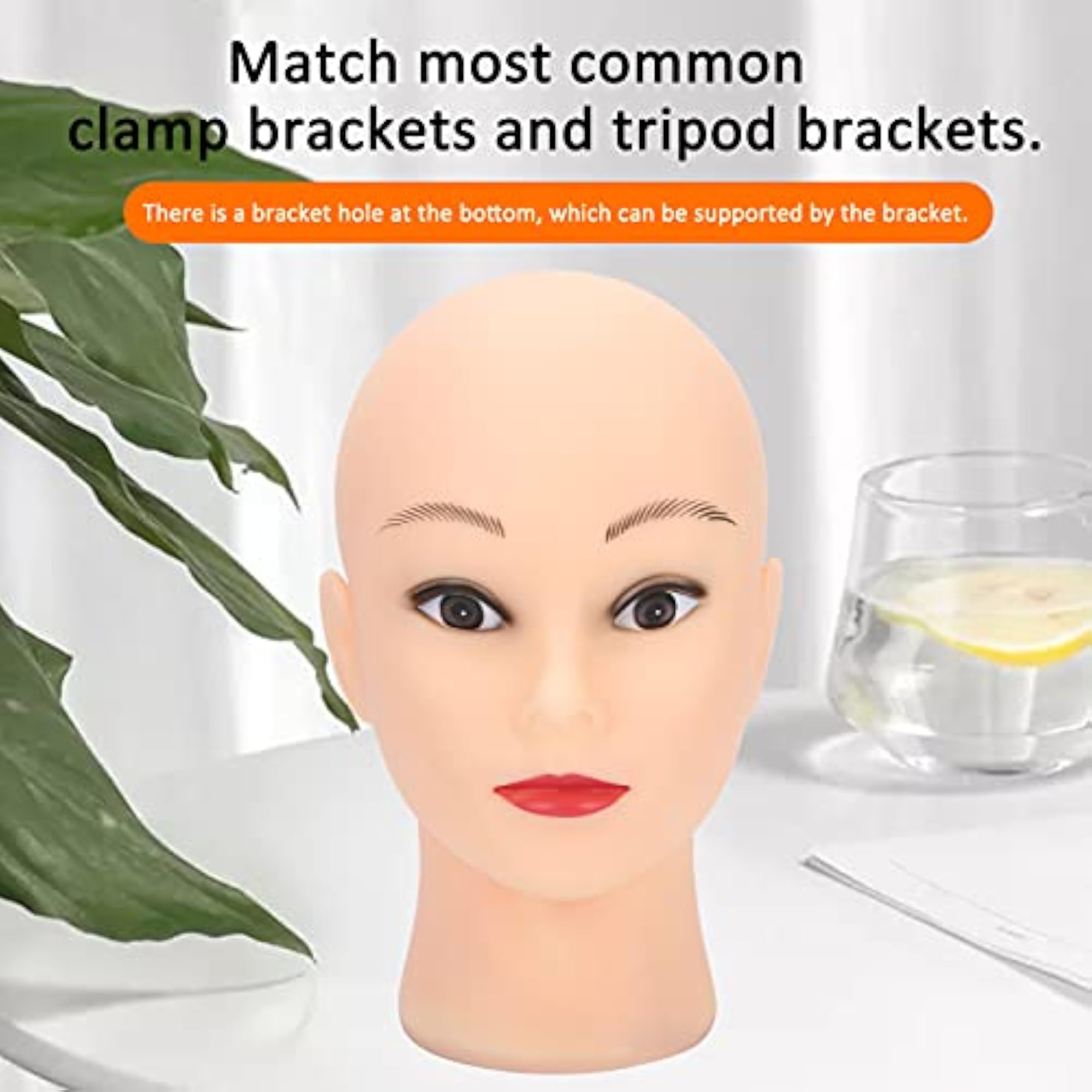 Professional Flat Head Bald Mannequin for Wig Making