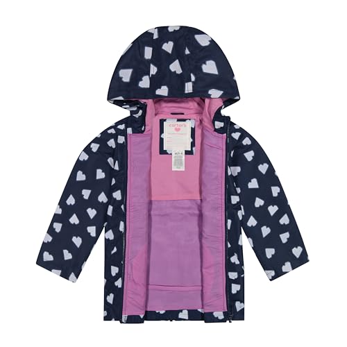 Image of Cater's Baby Girls' Cute Thing Rainslicker Rain Jacket, Pink Sherbet, 12 Months