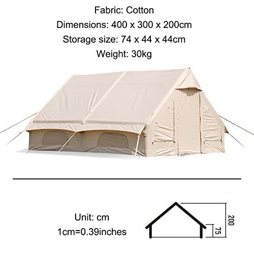 Carpa Inflable 2 Personas de Lona de Algodón miniatura 3