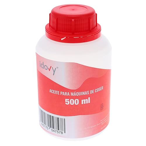 idovy ® - Aceite especial para Máquinas de Coser. Lubricante incoloro. 500 ml.