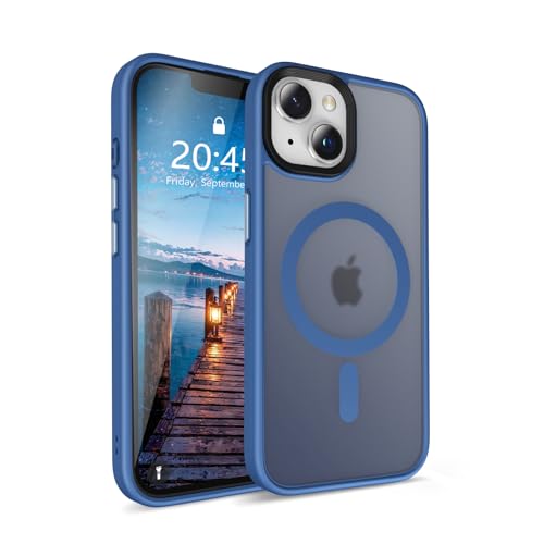 QUEASON iPhone 13/14 P[XyČRMILKiEMagSafeΉzwh~ ~ ϖh~ CX[d Xgbvz[t phone14 P[X ϏՌ ACtH14 Jo[ ACtH13 Jo[iCgu[j