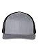 RICHARDSON Trucker Snapback Cap (112) Heather Grey/Black, Adjustable