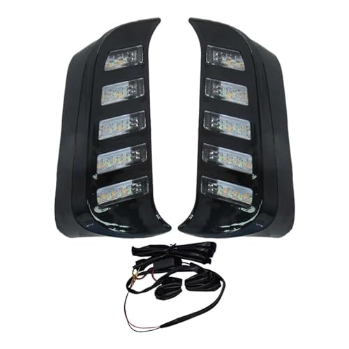 ZALTAS Intermitentes Automóviles 2 uds luz LED de conducción Diurna para Accord 2023 señal de Giro dinámica Impermeable Coche 12V lámpara LED DRL Piloto Intermitente LED