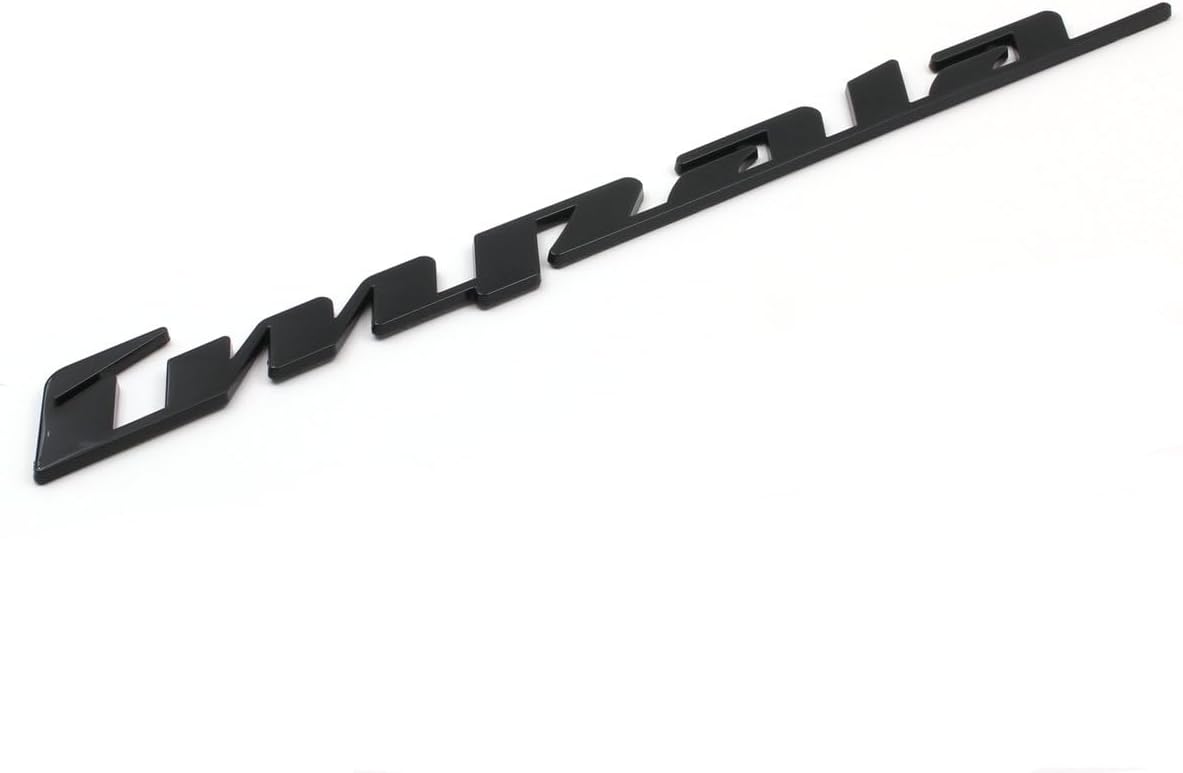 Pair Set 1994-1996 Impala Ss Emblems Right Left Quarter Panel Letter Badge Compatible with Impala (Gloss Black)