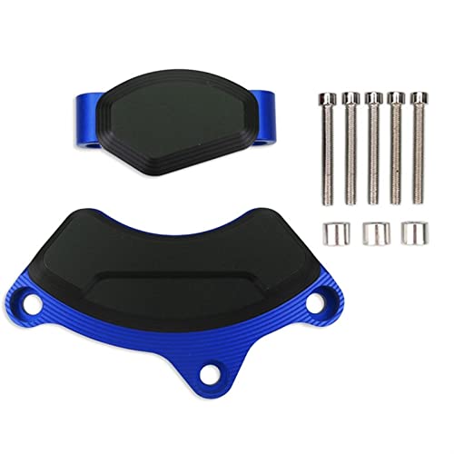 Évitez la casse moteur avec le protecteur de stator S1000XR en alu CNC bleu
