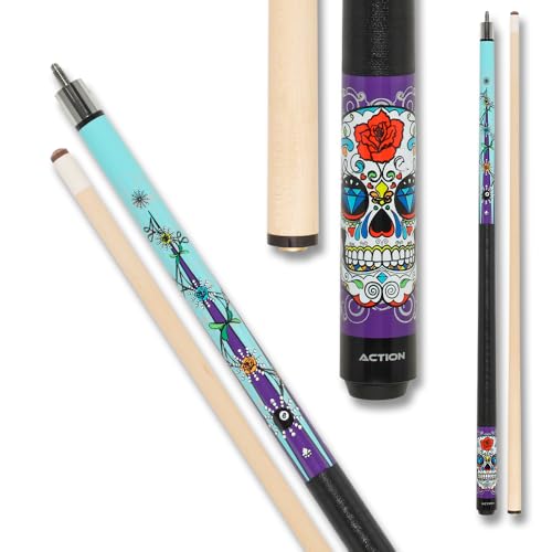 Taco de billar Action Calavera Diamond Eyes 20oz miniatura 1