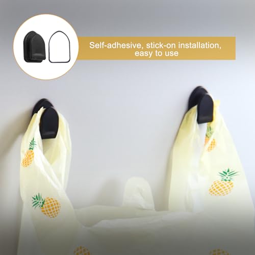 Image of Car Trash Bag Hanging Disposable Car Garbage Bag Pack of 200 Small Auto Trash Bag for Car with 4 Hook for Car Kitchens Bedrooms Offices During Travel and Camping (Yellow)