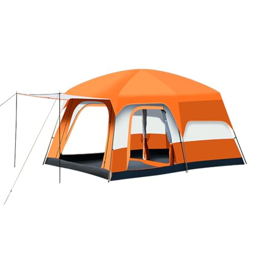 Carpa de camping de 2 habitaciones con toldo solar impermeable miniatura 1