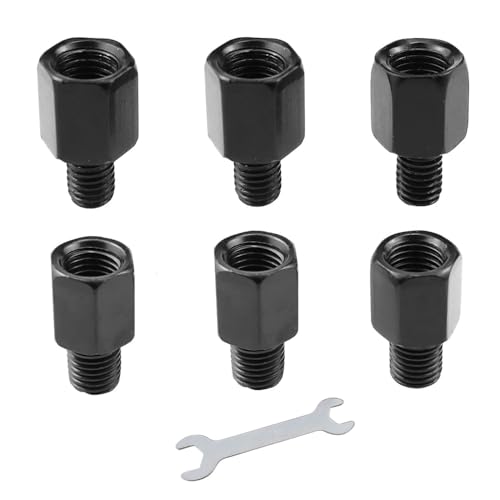 Amazon | SEMIMO バイクミラー ネジアダプター ネジ径変換 高さ調節