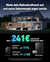 Anker SOLIX 2 Plus Solarbank + 2× 500W Topcon Solarpanel – Ansicht 2