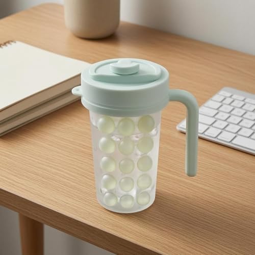 Vaso para hacer hielo portátil, silicona grado alimenticio, 600ml miniatura 4