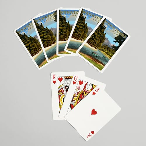 Baraja Poker 52 Cartas River Rafting Series Wenatchee miniatura 7