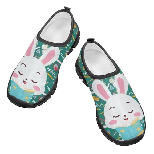 Big Kids Cute Slip-On Flat Lightweight Shoes Walking Casual Comfortable Art Painted Travel Outdoor School Shoes Boys Girls Print Series US Size 11-154