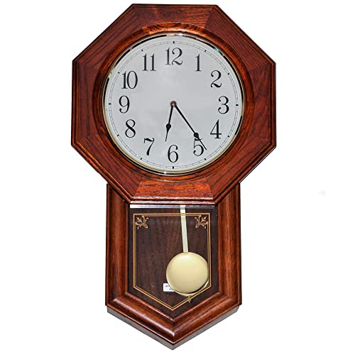 Hicarer Quartz Pendulum Clock Movement Mechanism DIY Repair Parts Replacement with 2 Pairs Hands and Pendulum for DIY Clock Repair