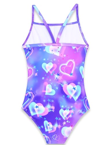 Image of Girls Swimsuits One-Piece Bathing Suits Multicolor Kids Sport Summer Beach Swimwear for 2-10 Years Old