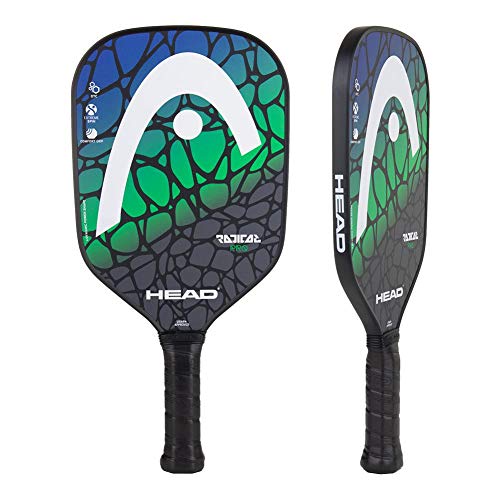 HeadFiberglassPickleballPaddleRadicalProTexturedPaddleW