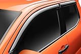 Auto Ventshade [AVS] Outside Mount Rain Guards for 2024-2026 Toyota Tacoma, Double/EXT CAB ONLY | Window Vent Visors, 4 pcs. - Smoke | 94270