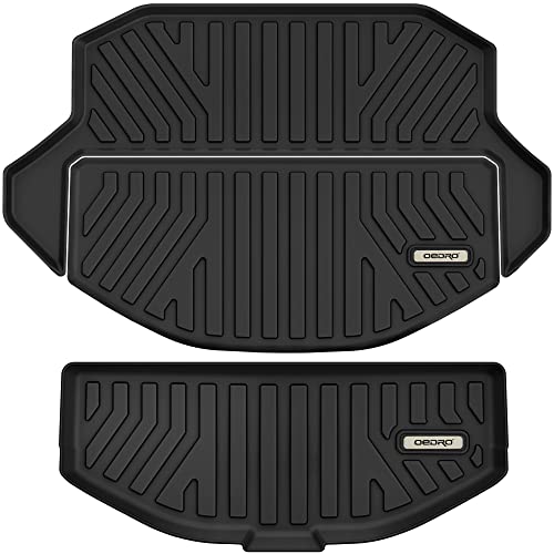 OEDRO Front Cargo Liners Compatible with F-150 Lighting 2022-2023, Custom Fit All Weather Front Cargo Liner Mat 3Pc, Black