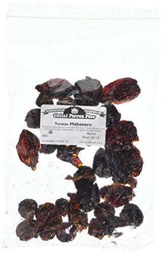 Habanero Chilli Dried Whole - 25g