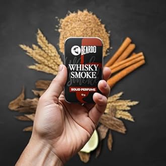 BEARDO Godfather & Whisky Smoke Solid Perfume 10g (Set of 2) | Strong & Lasting Fragrance | For Date Night | Gift For Brother | Gift For Friends | Gift For Brother