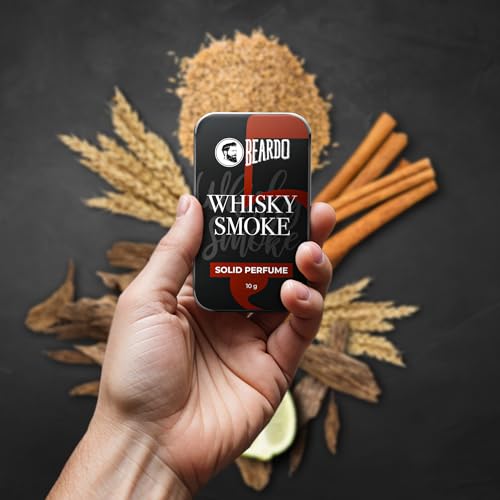 BEARDO Godfather & Whisky Smoke Solid Perfume 10g (Set of 2) | Strong & Lasting Fragrance | For Date Night | Gift For Brother | Gift For Friends | Gift For Brother