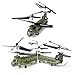 Dodoore Remote Control Helicopter, S026H Military Transport RC Helicopters with Altitude Hold, One Key Take Off/Landing, LED Light, Low Battery Reminder, Gyro, RC Army Helicopter for Beginners