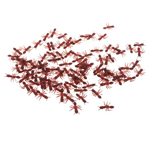 BALLVIC Figurine de fourmis en plastique pour Halloween - Noir Cover