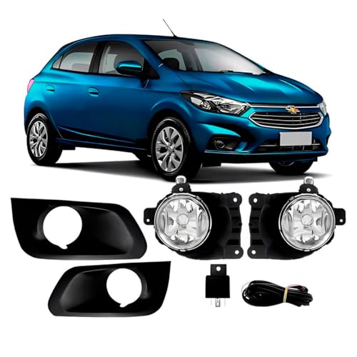 Kit Farol De Milha Onix Lt Prisma 17/19 Com Moldura + BotÃO