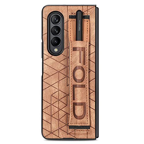 Étui en cuir pour bracelet design pliable pour Samsung Galaxy Z Fold 4 5G et Fold 3