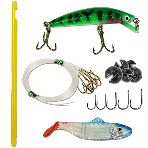 Angelkoffer mit Zubehör Teleskoprute Angelspule Angelbox Angelset Angelrute Anfänger Kinder Komplettset – Bild 7