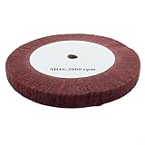 Honseadek 4-in-30,5 cm Nylonfaser-Polierscheibe, Polierscheibe, Schleifscheibe, Nylon-Schleifscheibe, Vlies-Schleifscheibe, Schleifscheibe, Schleifscheibe, 250 mm
