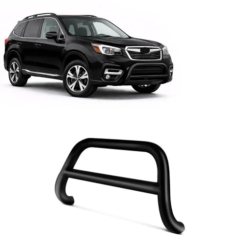 Image of Black Horse A Bar No Skid Plate Black Compatible with 2014-2018 Subaru Forester-CBB-SUS0102