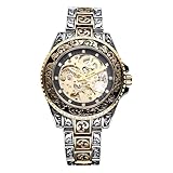 メンズ 腕時計 自動巻き アンティーク アナログ: ステンレスベルト 防水 夜光 ファッションアクセサリー - バレンタインデー クリスマス プレゼント