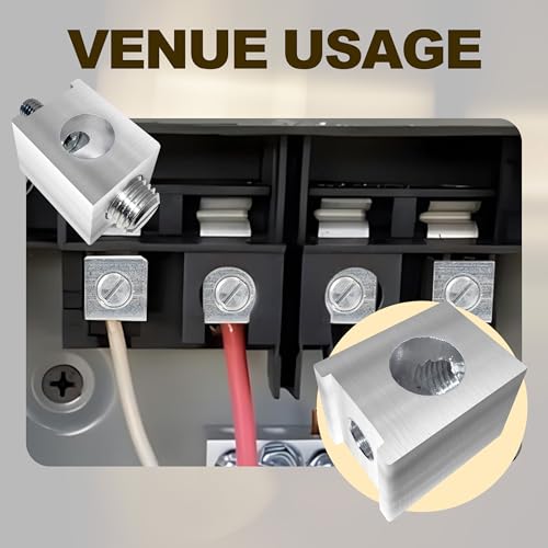 4 Pcs #4-2/0 Neutral Lug Kit | Circuit Breaker Ground Lugs | Aluminum Grounding Lugs for Electrical Connections by Acyoyava - Image 7