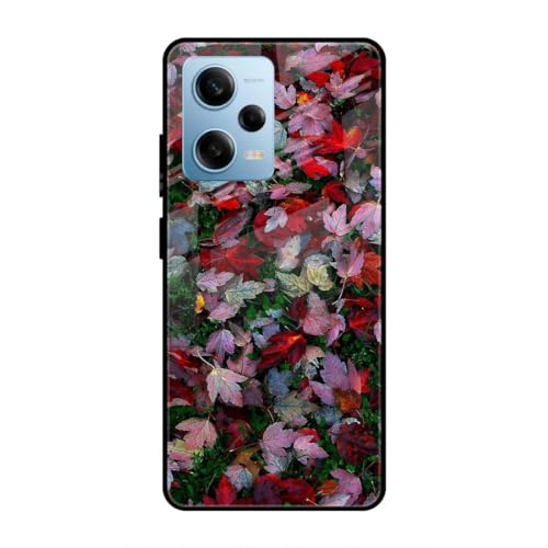 Image of SmashItUp Leaf | Nature Designer Printed TPU Metal Case Mobile Back Cover for Redmi Note 12 Pro 5G